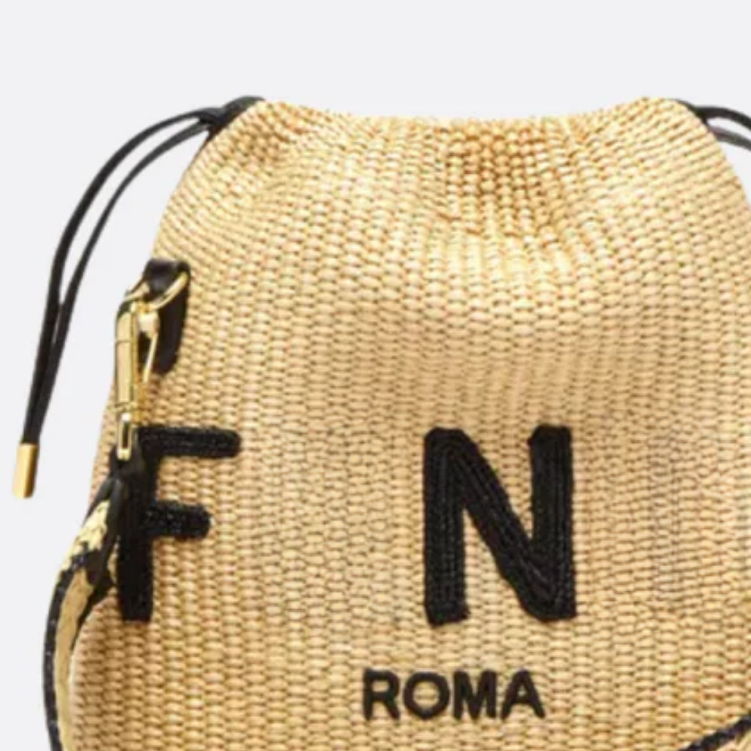 Bag Small Woven Straw – Fnd Sck Beige