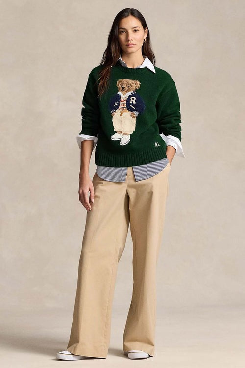 Sweater Ralph & Lauren | Polo Bear Green